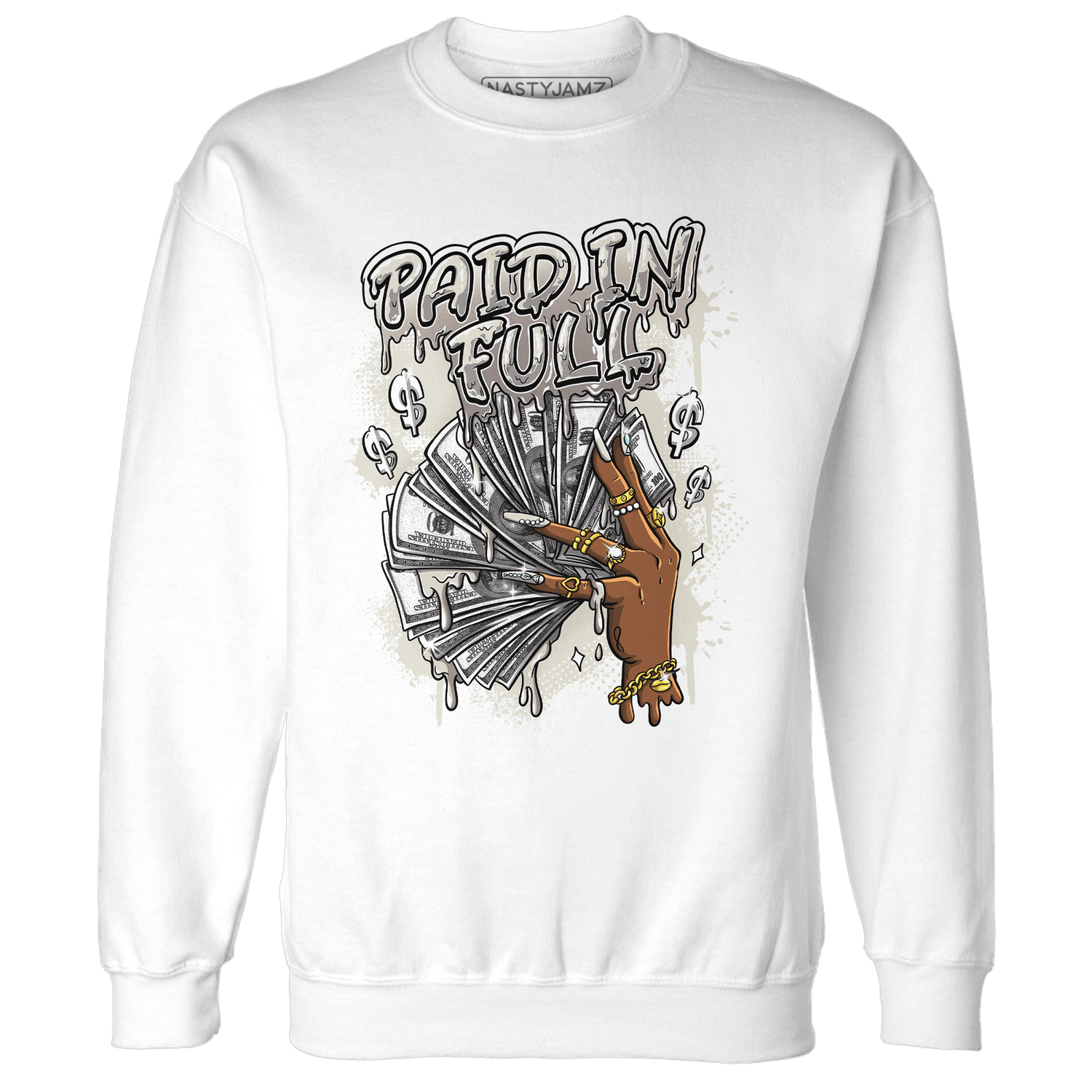 SE Sail 5s Sweatshirt Match Paid In Full - NastyJamz