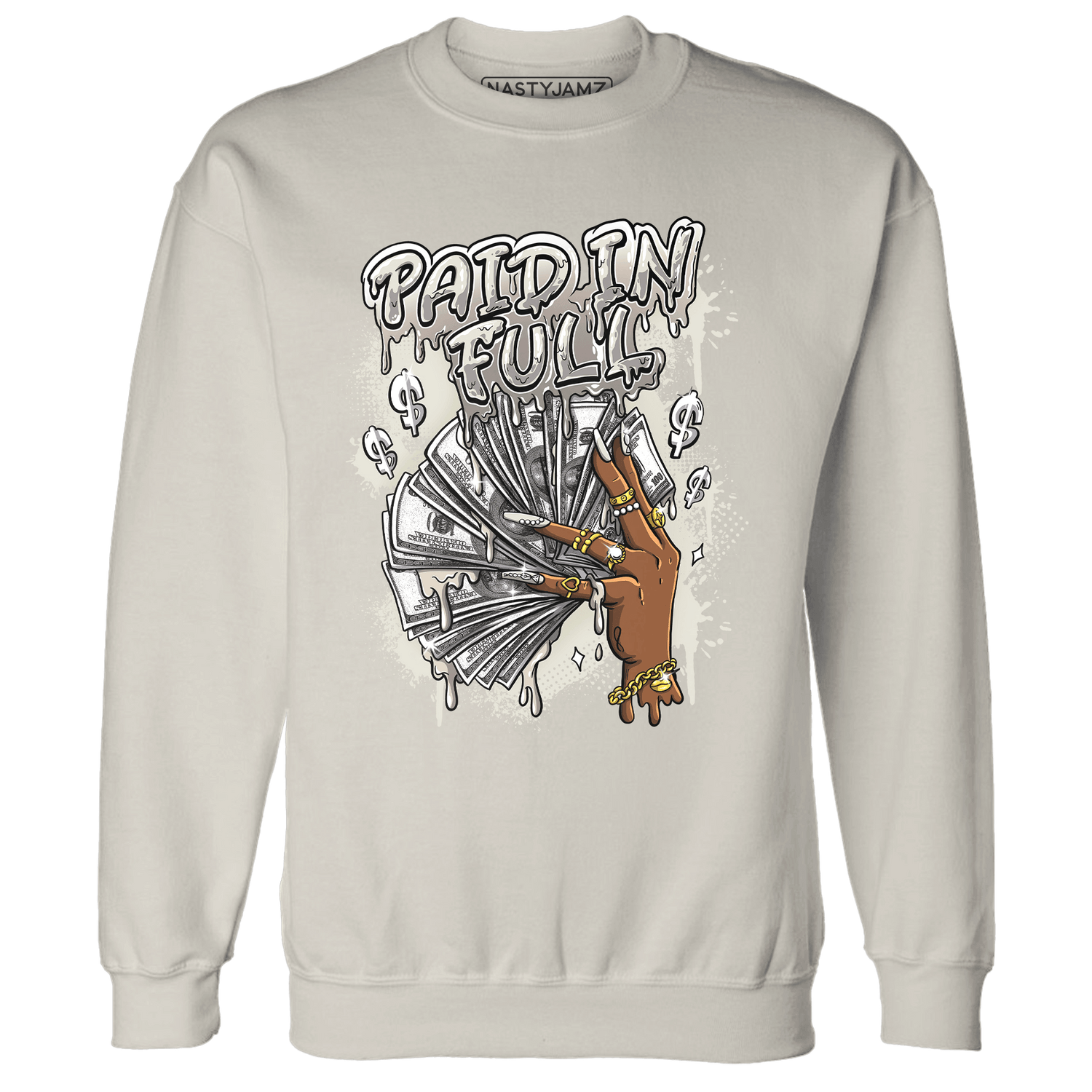 SE Sail 5s Sweatshirt Match Paid In Full - NastyJamz