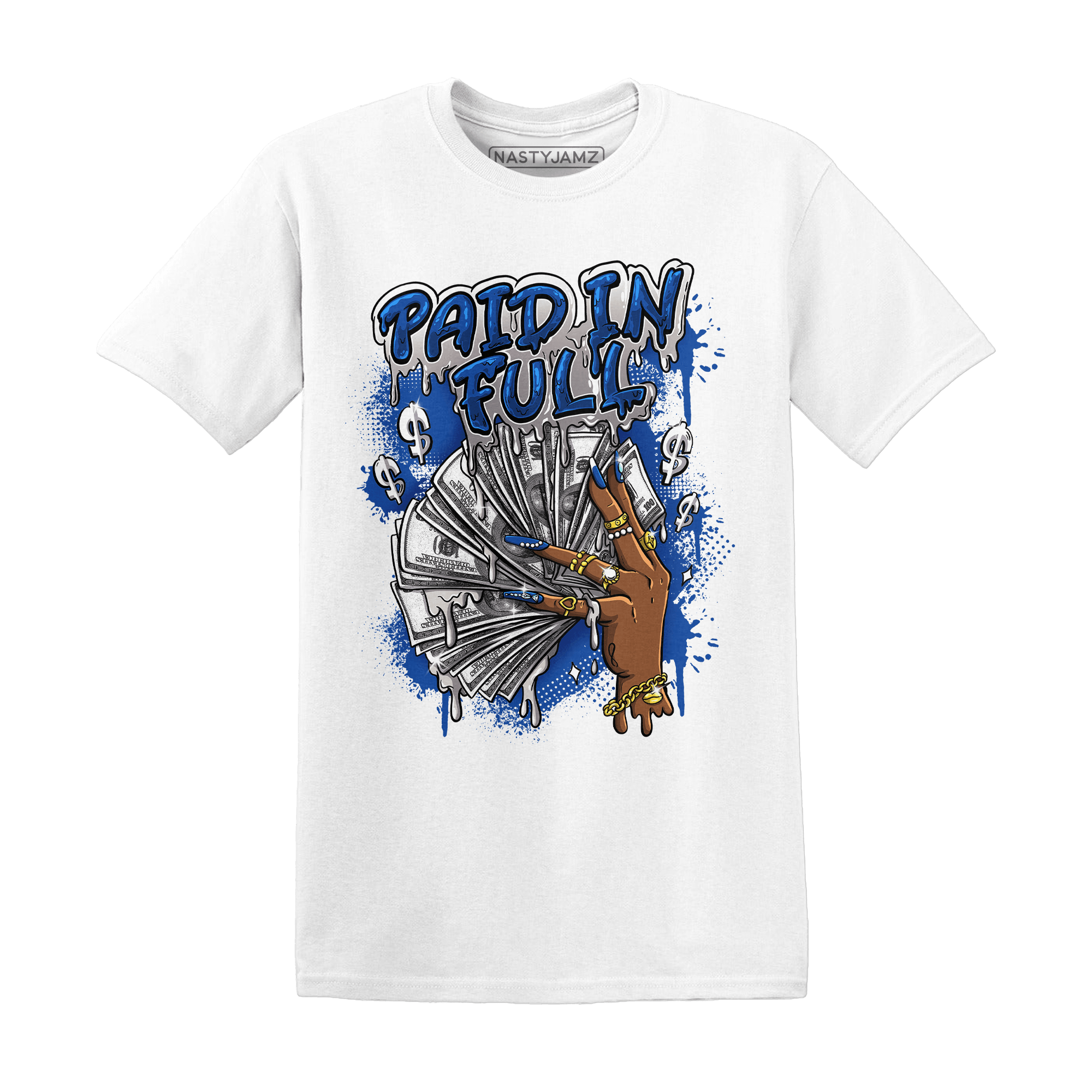 Air Max 1 86 Royal T Shirt Match Paid In Full - NastyJamz