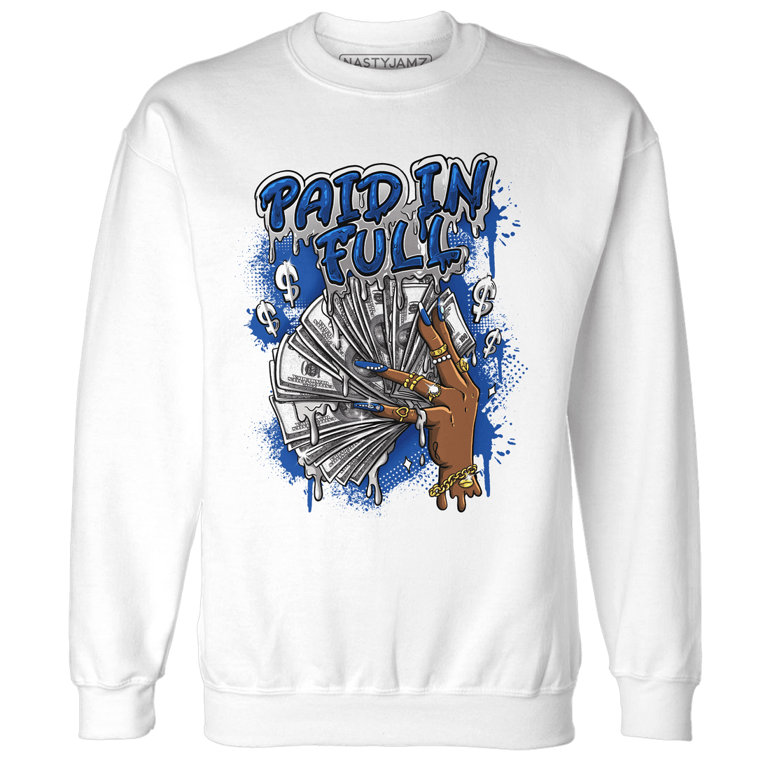 Air Max 1 86 Royal Sweatshirt Match Paid In Full - NastyJamz