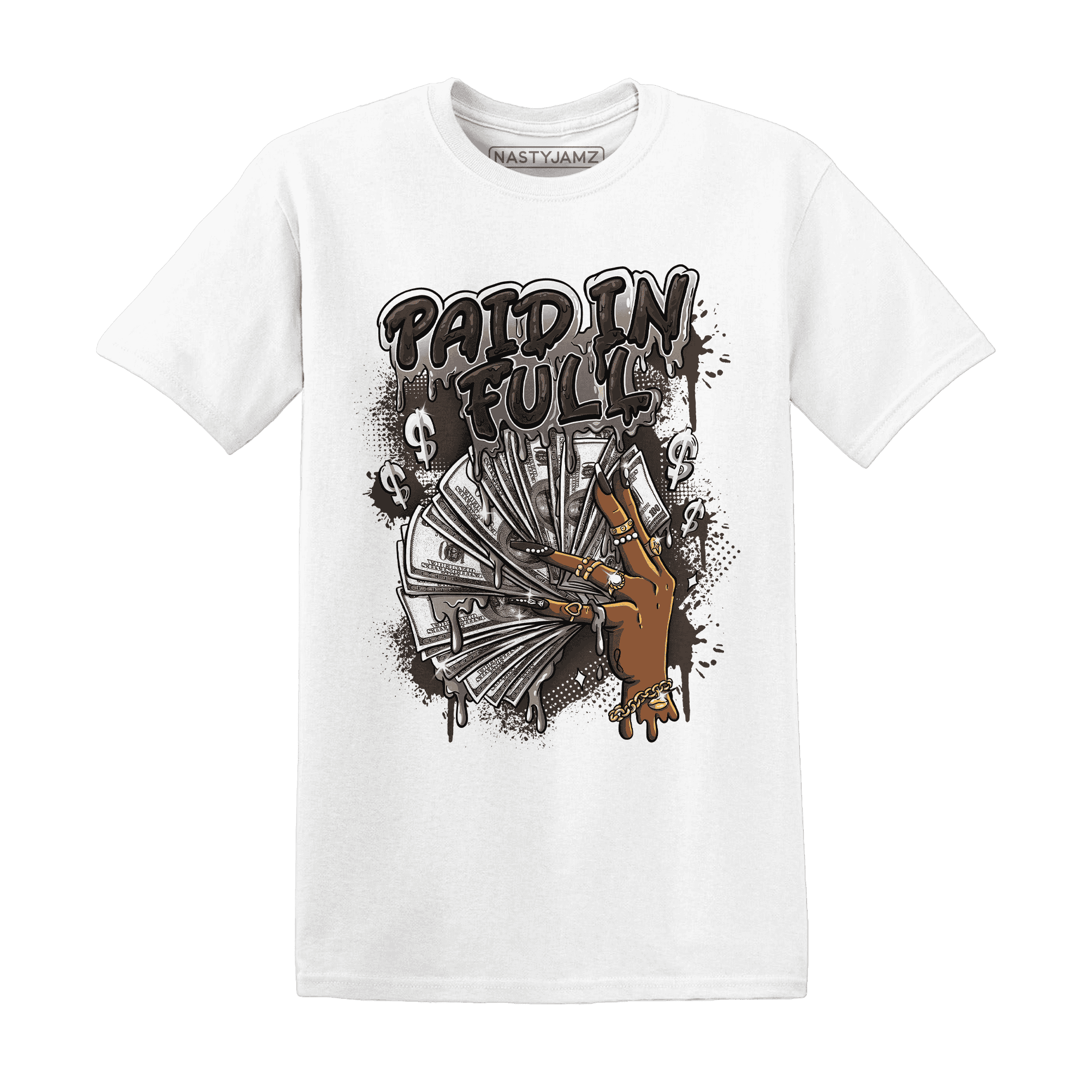 Dunk Low Baroque Brown T Shirt Match Paid In Full - NastyJamz