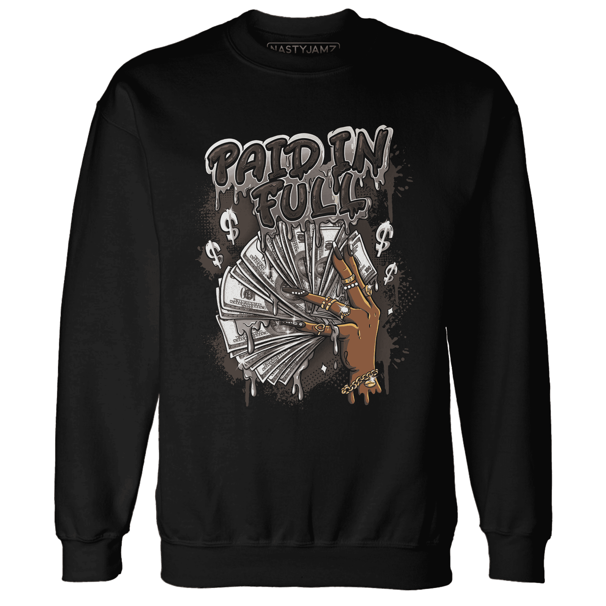 Dunk Low Baroque Brown Sweatshirt Match Paid In Full - NastyJamz