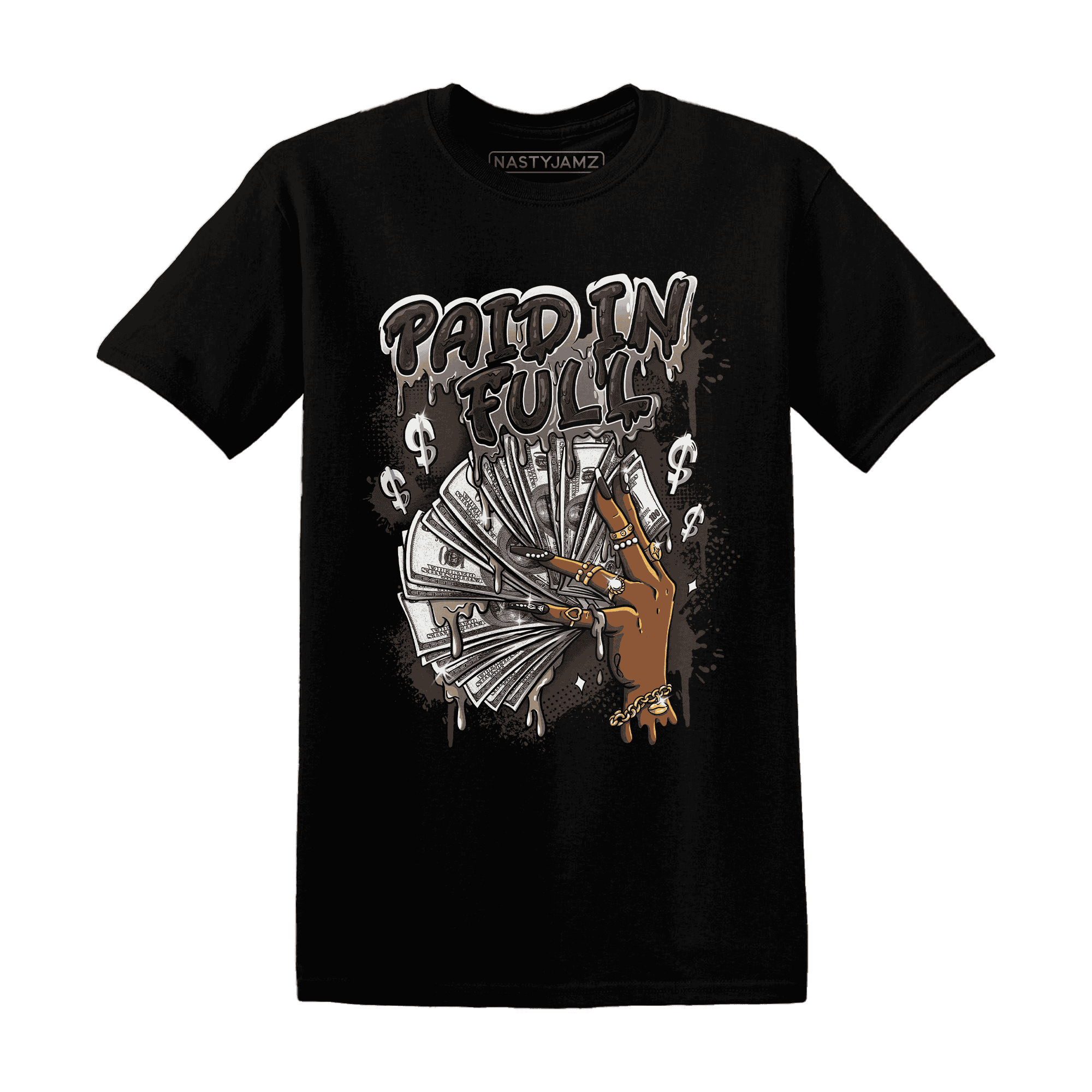 Dunk Low Baroque Brown T Shirt Match Paid In Full - NastyJamz
