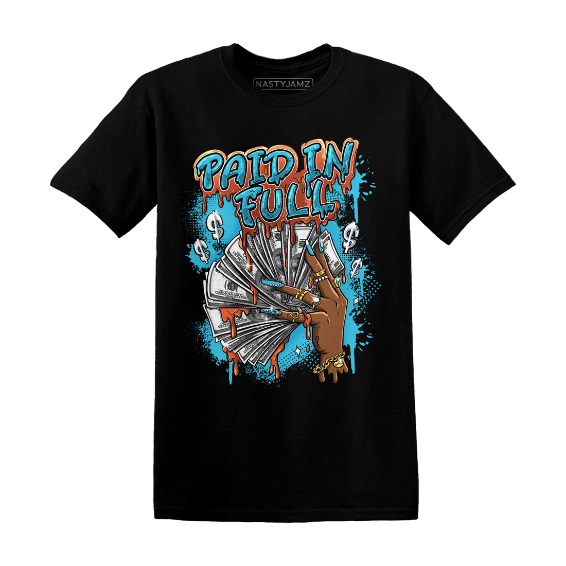 Dunk Low Dolphins T Shirt Match Paid In Full - NastyJamz