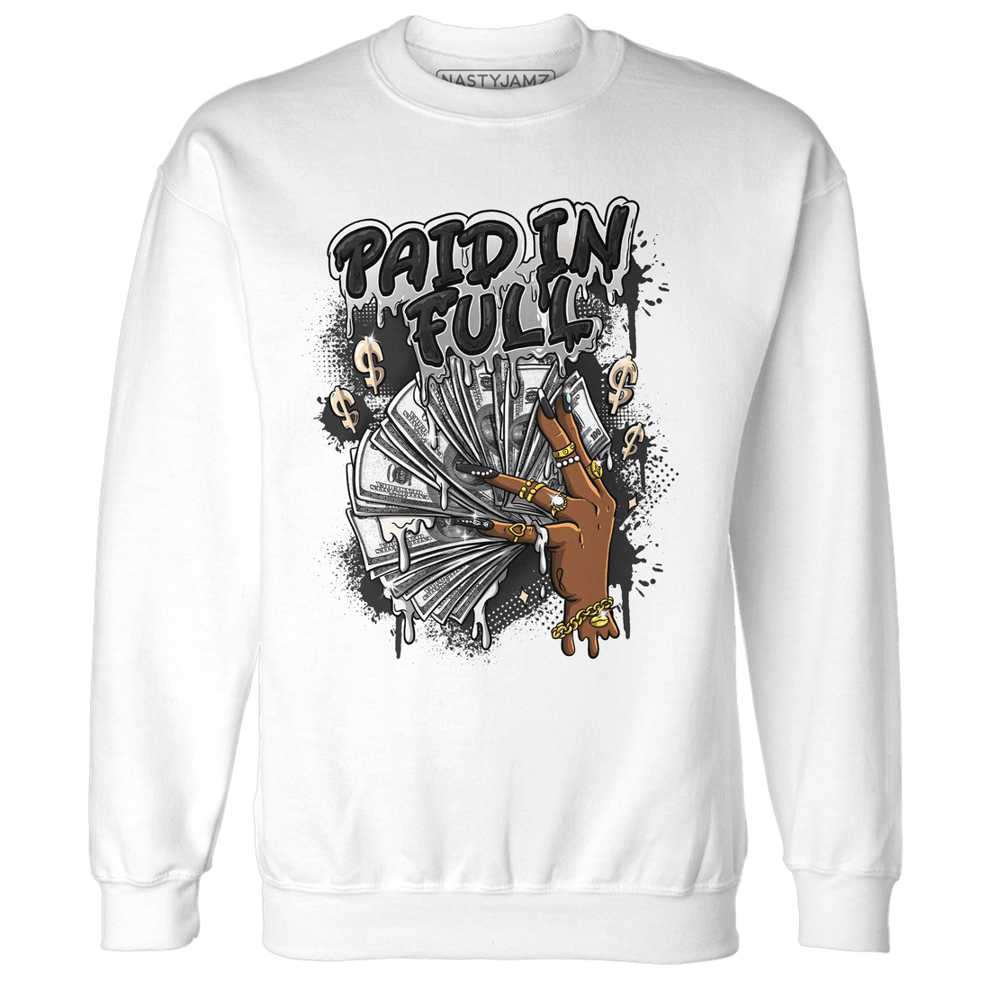 Jumman Jack Universityy Red Sweatshirt Match Paid In Full - NastyJamz