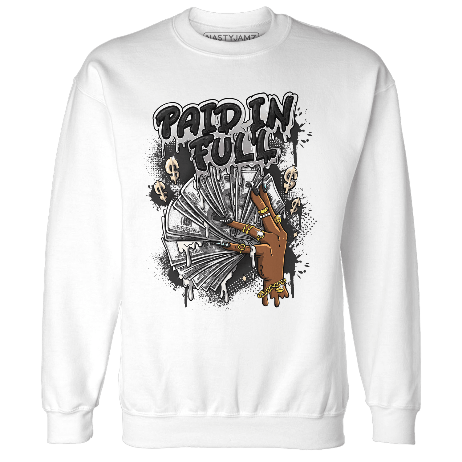 Jumman Jack Universityy Red Sweatshirt Match Paid In Full - NastyJamz