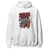 Cherry 12s Hoodie Match Paid In Full - NastyJamz