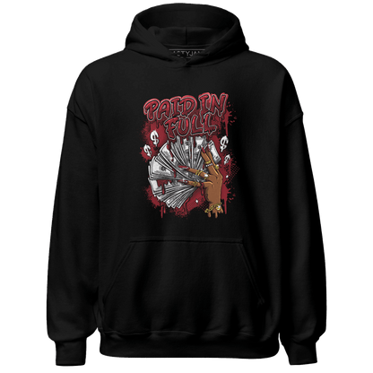 Cherry 12s Hoodie Match Paid In Full - NastyJamz