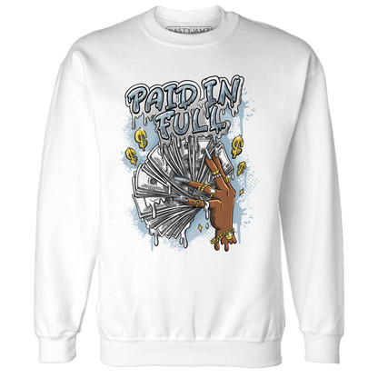 Blue Grey 13s Sweatshirt Match Paid In Full - NastyJamz
