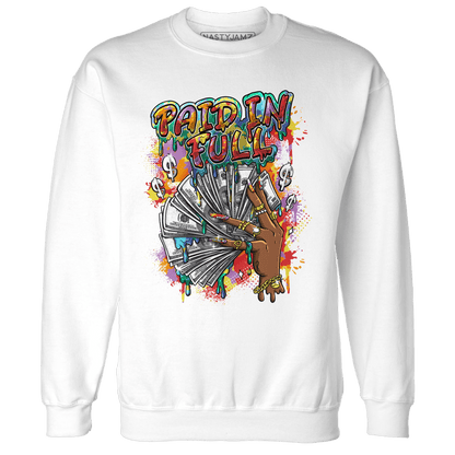 Mid GS Six Championships 1s Sweatshirt Match Paid In Full - NastyJamz