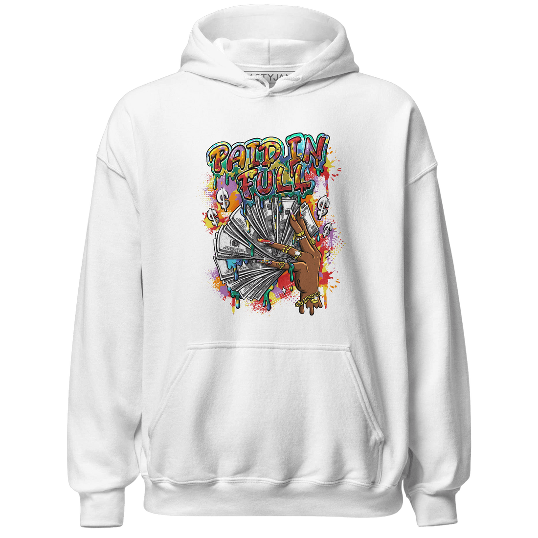 Mid GS Six Championships 1s Hoodie Match Paid In Full - NastyJamz