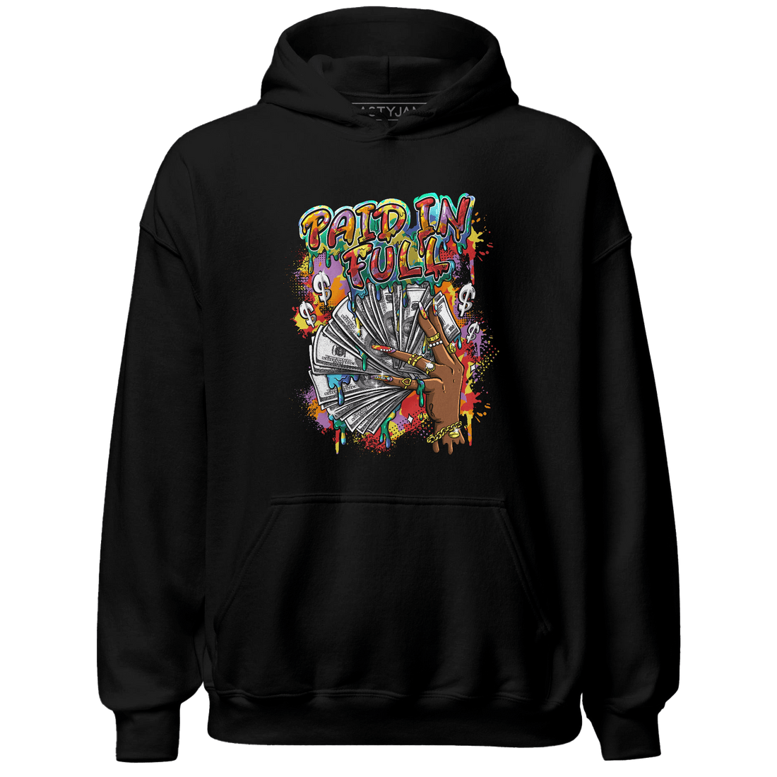 Mid GS Six Championships 1s Hoodie Match Paid In Full - NastyJamz