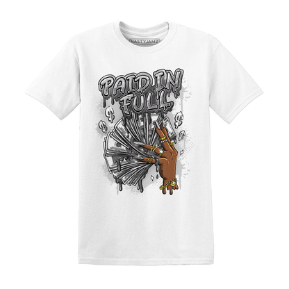 Retro High OG Black White 1s T Shirt Match Paid In Full - NastyJamz