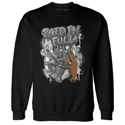 Retro High OG Black White 1s Sweatshirt Match Paid In Full - NastyJamz