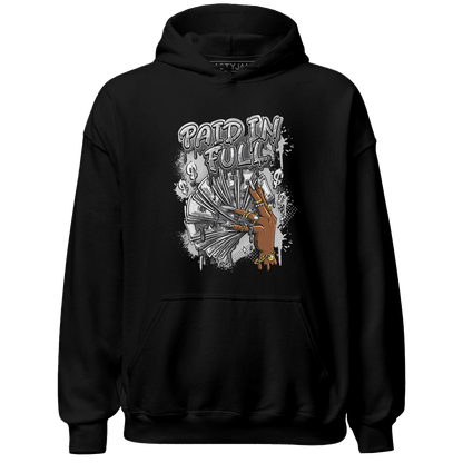 Retro High OG Black White 1s Hoodie Match Paid In Full - NastyJamz