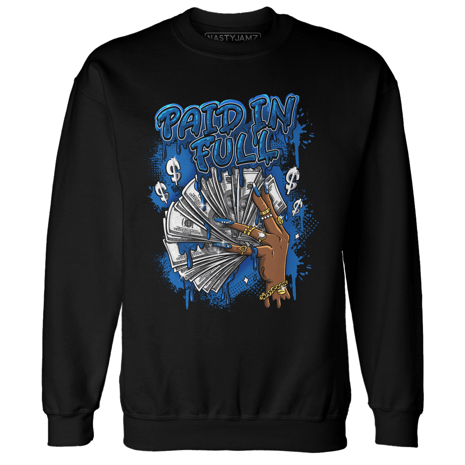 Royal Reimagined 1s Sweatshirt Match Paid In Full - NastyJamz