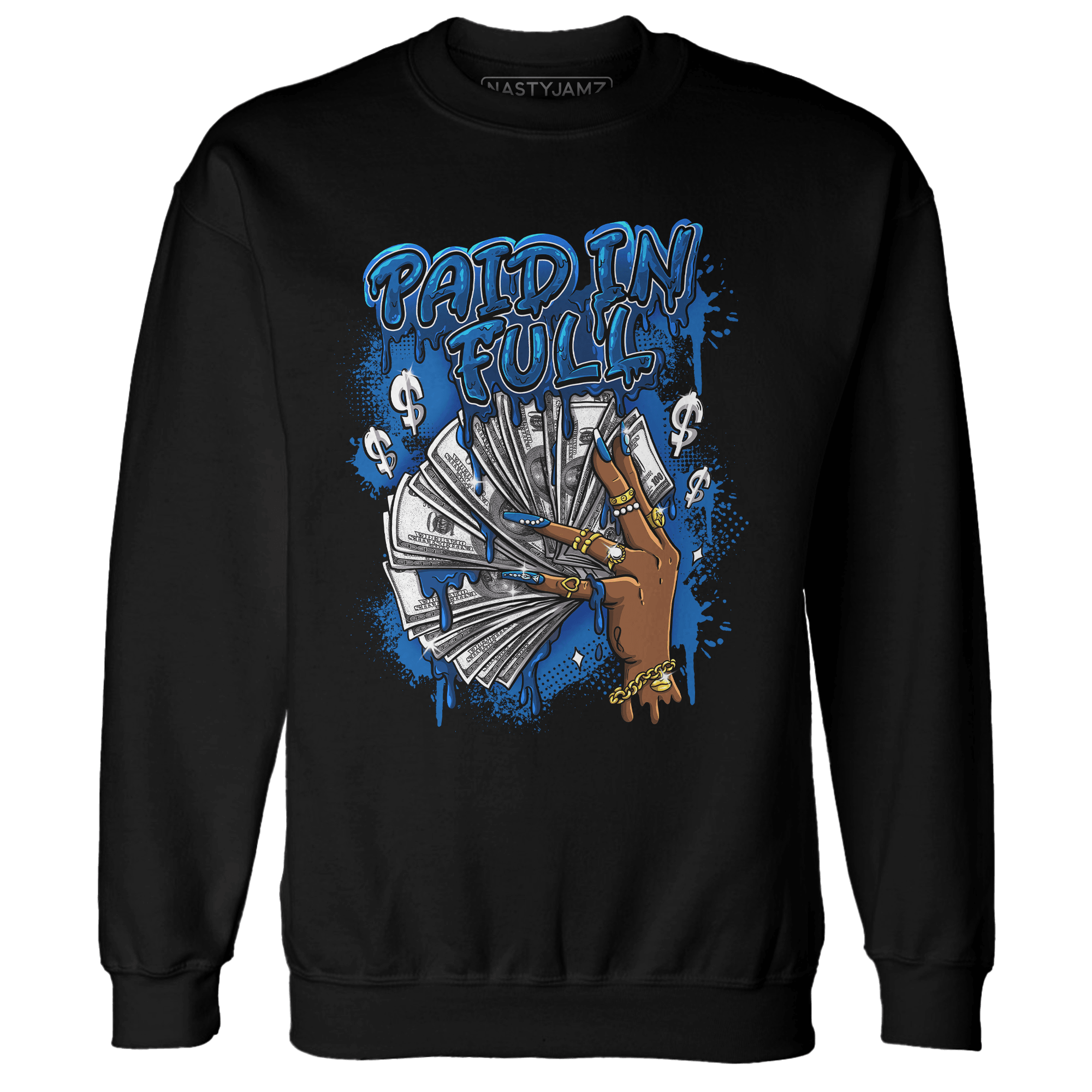 Royal Reimagined 1s Sweatshirt Match Paid In Full - NastyJamz
