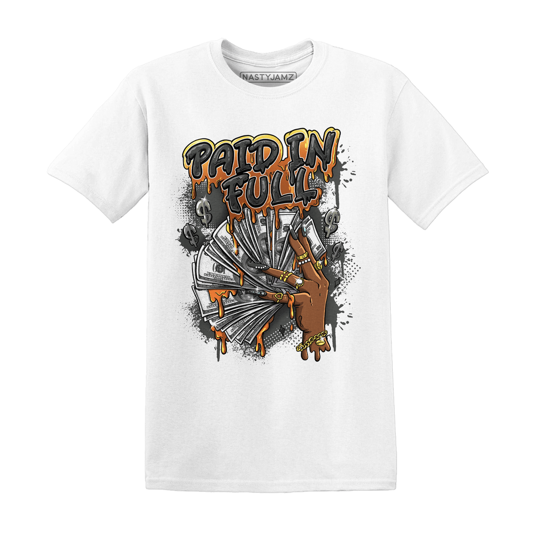 Fear Pack 3s T Shirt Match Paid In Full - NastyJamz