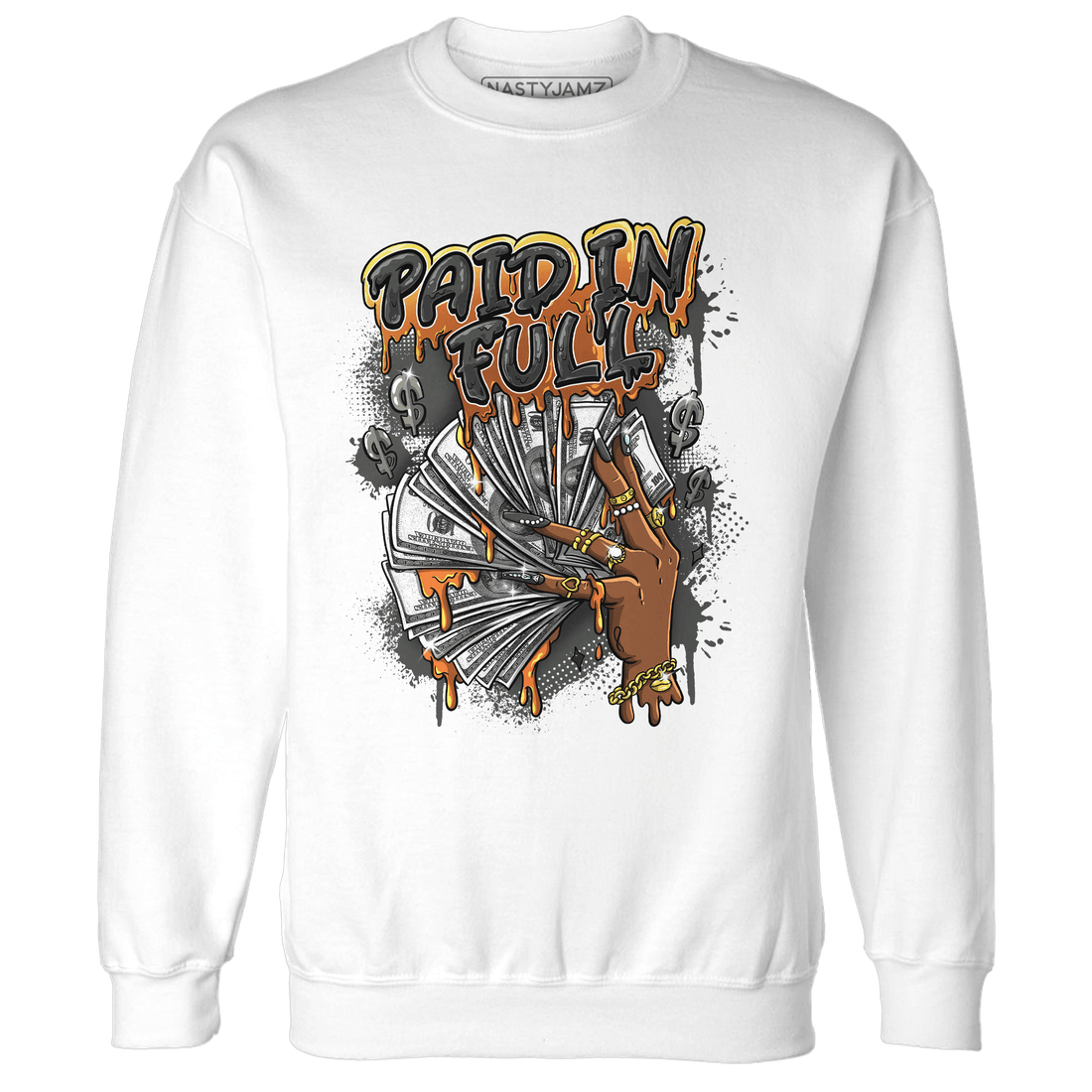 Fear Pack 3s Sweatshirt Match Paid In Full - NastyJamz