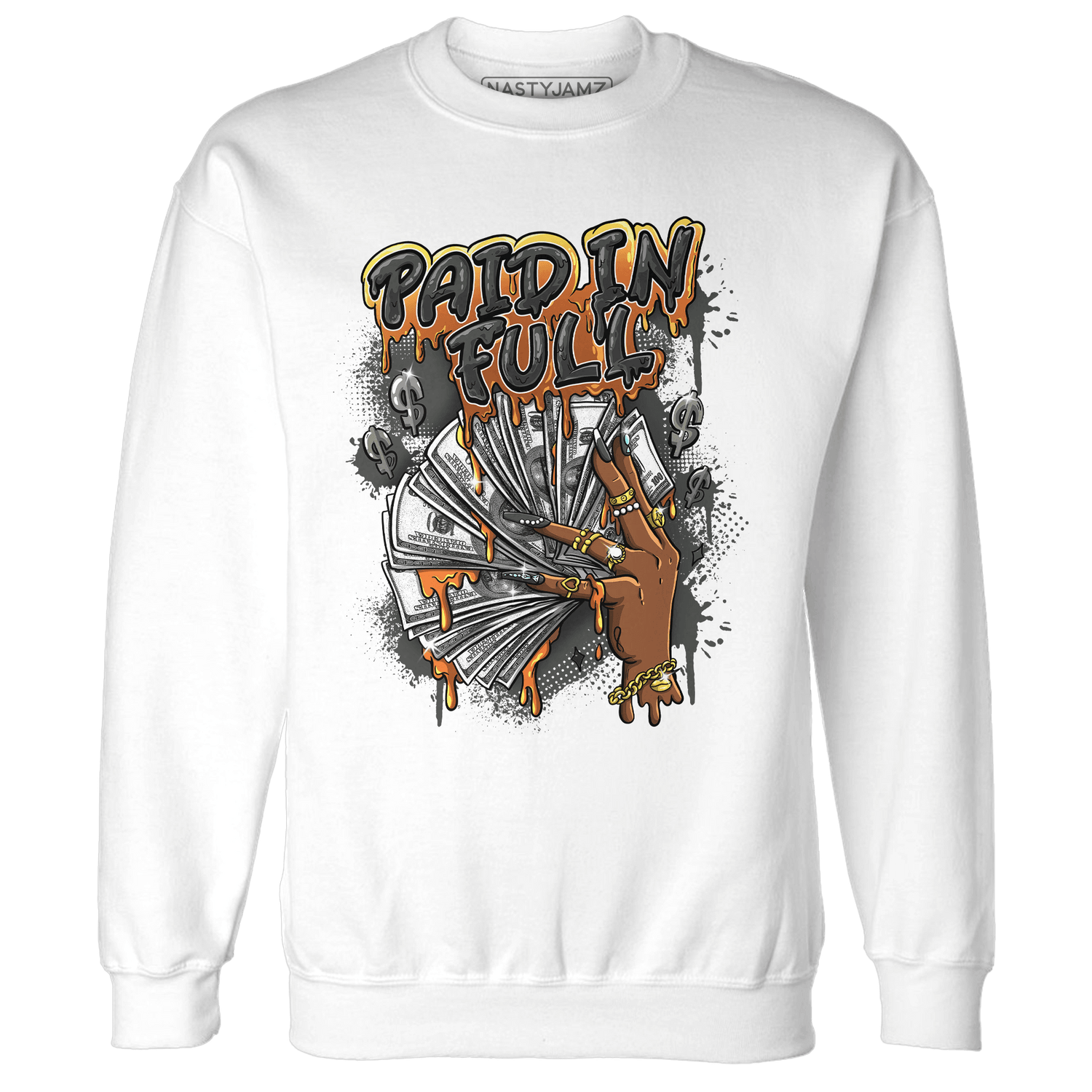 Fear Pack 3s Sweatshirt Match Paid In Full - NastyJamz