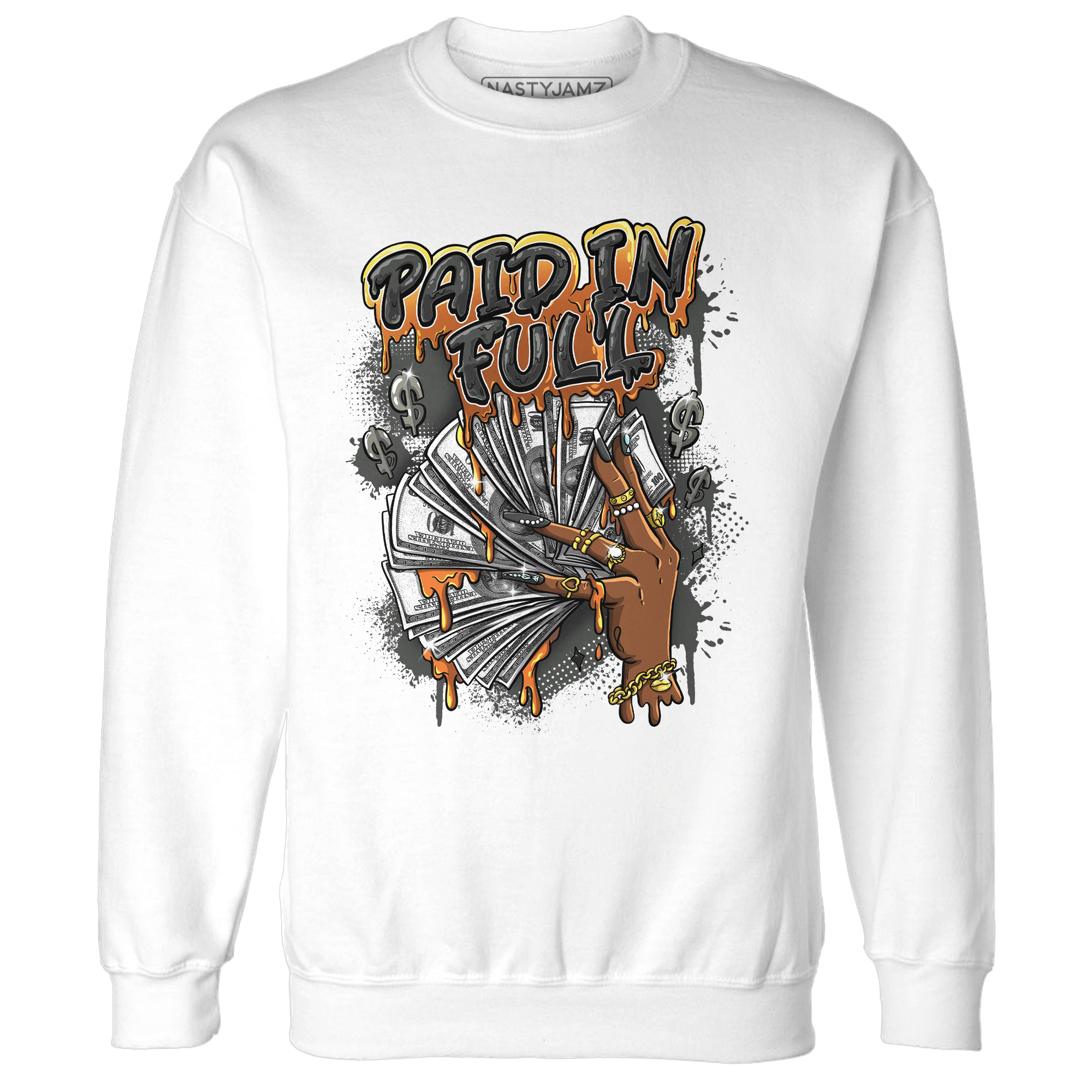 Fear Pack 3s Sweatshirt Match Paid In Full - NastyJamz