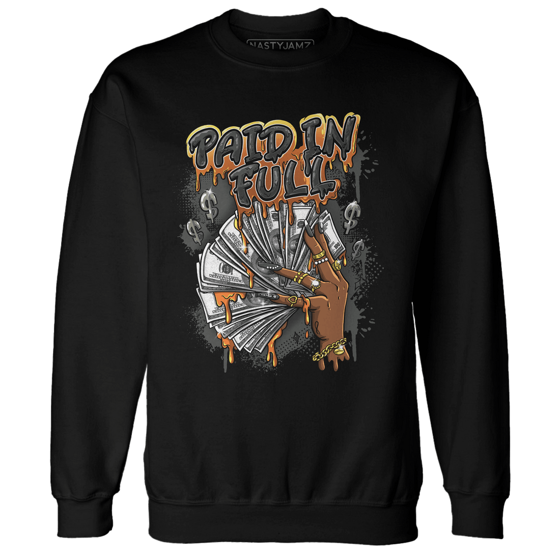 Fear Pack 3s Sweatshirt Match Paid In Full - NastyJamz