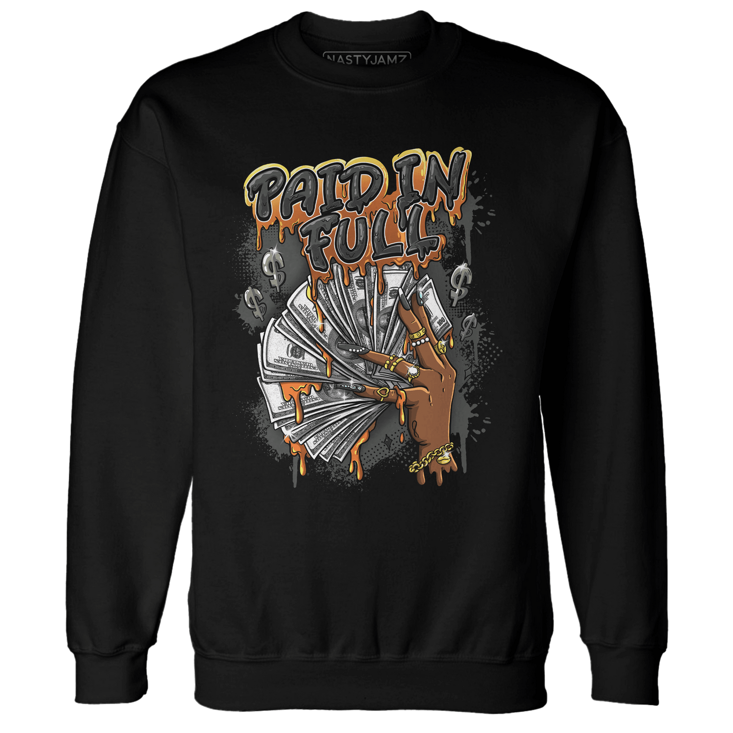Fear Pack 3s Sweatshirt Match Paid In Full - NastyJamz