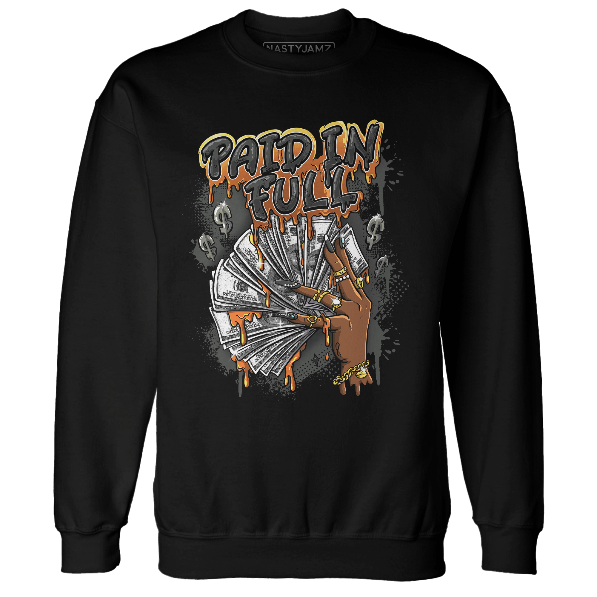 Fear Pack 3s Sweatshirt Match Paid In Full - NastyJamz
