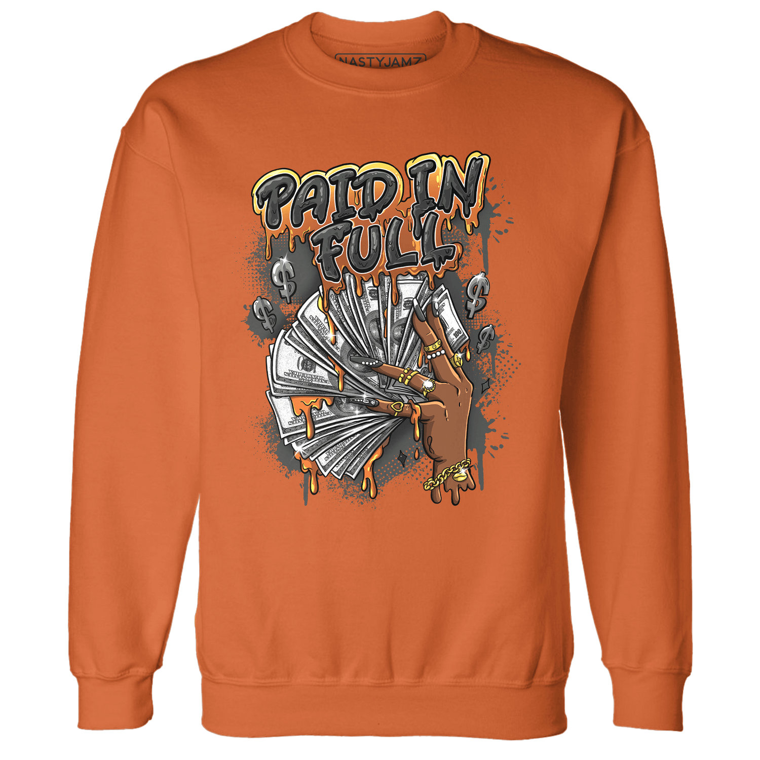 Fear Pack 3s Sweatshirt Match Paid In Full - NastyJamz