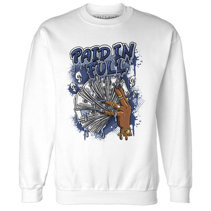 Midnight Navy 5s Sweatshirt Match Paid In Full - NastyJamz