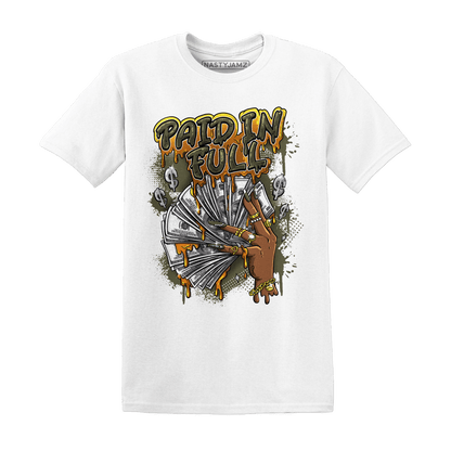 Olive 5s T Shirt Match Paid In Full - NastyJamz