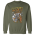 Olive 5s Sweatshirt Match Paid In Full - NastyJamz