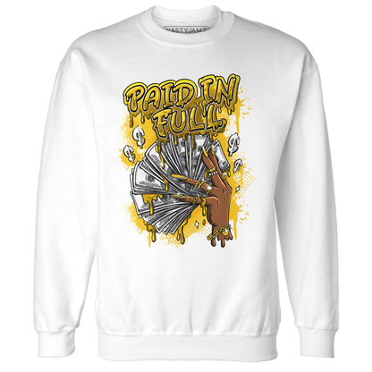 Yellow Ochre 6s Sweatshirt Match Paid In Full - NastyJamz