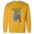 Yellow Ochre 6s Sweatshirt Match Paid In Full - NastyJamz
