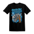 Powder Blue 9s T Shirt Match Paid In Full - NastyJamz