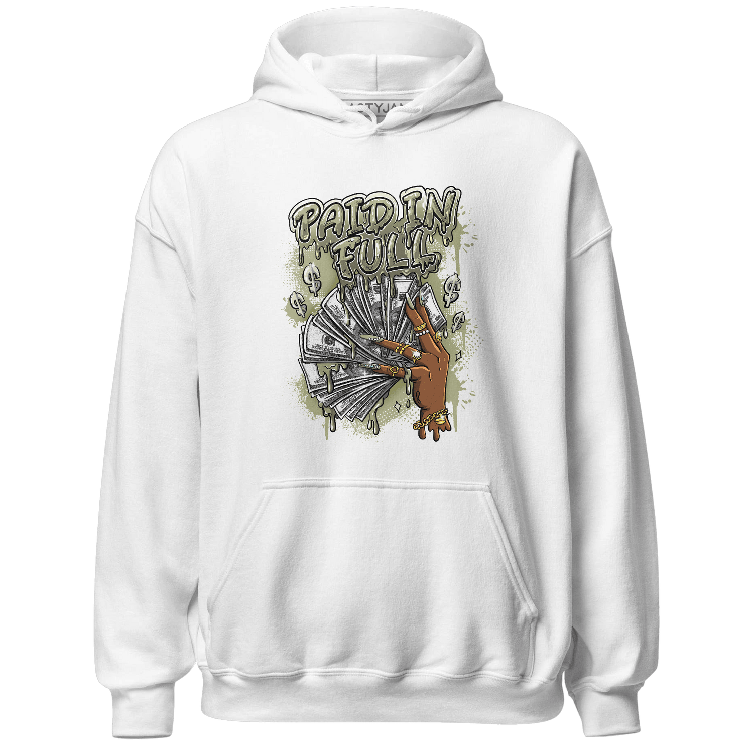 Yeezy Slide Resin Hoodie Match Paid In Full - NastyJamz