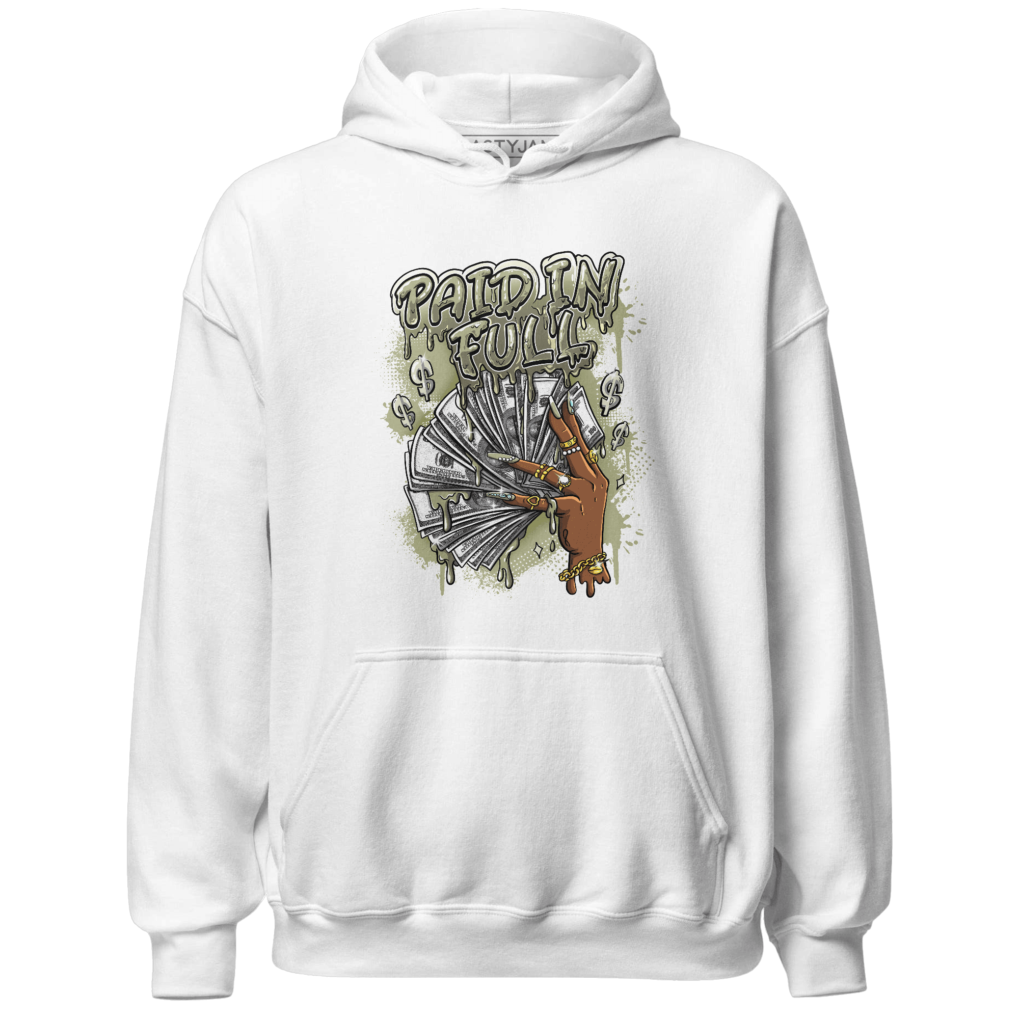 Yeezy Slide Resin Hoodie Match Paid In Full - NastyJamz