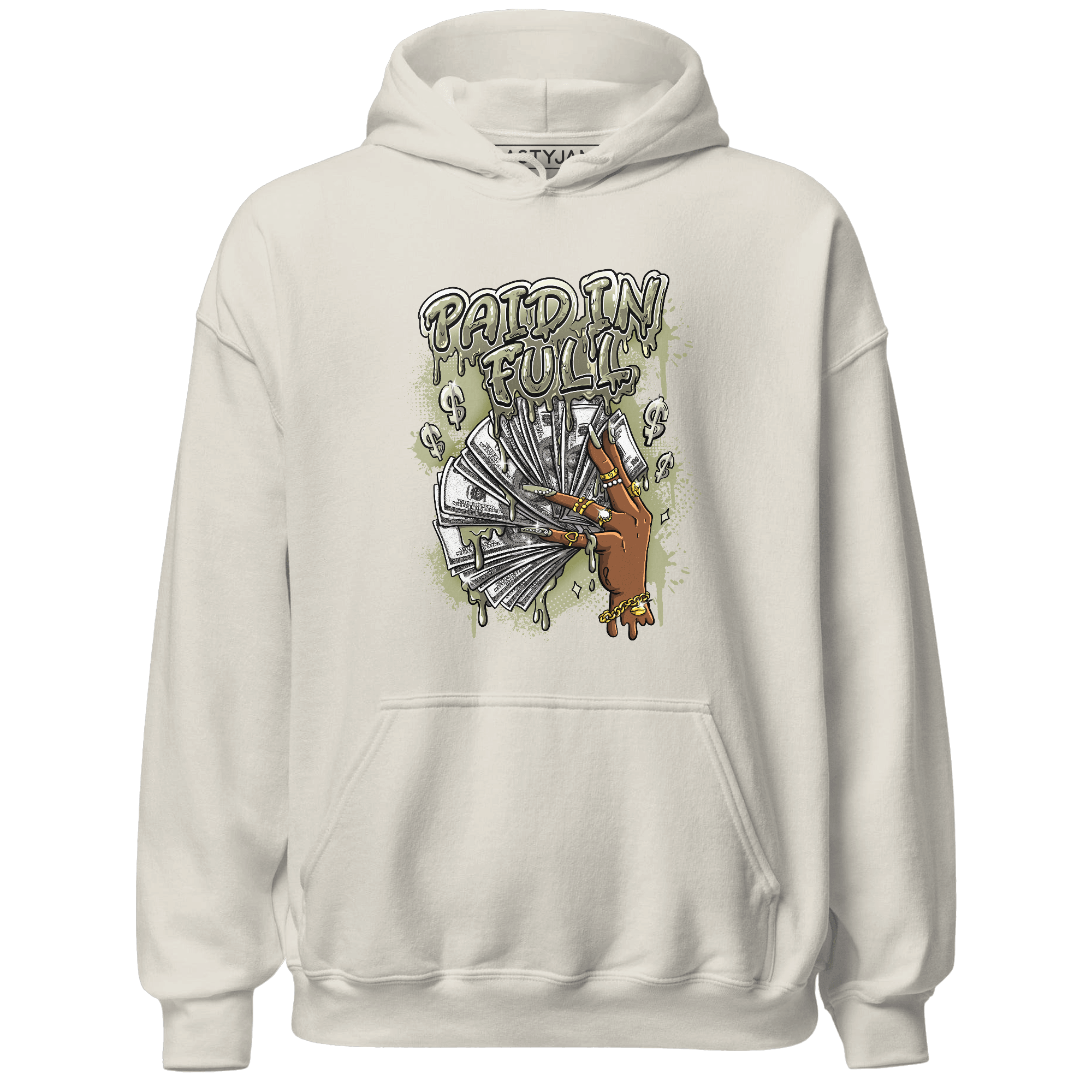 Yeezy Slide Resin Hoodie Match Paid In Full - NastyJamz