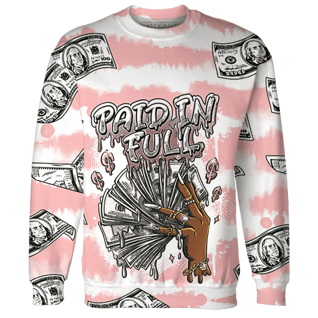 Low Legend Pink 11s Sweatshirt Match Paid In Full 3D All-Over Print - NastyJamz