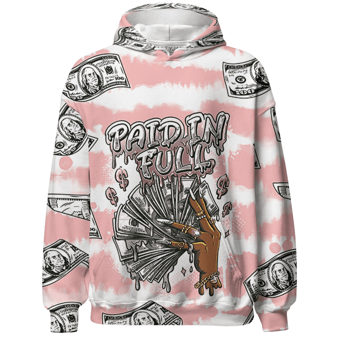 Low Legend Pink 11s Hoodie Match Paid In Full 3D All-Over Print - NastyJamz