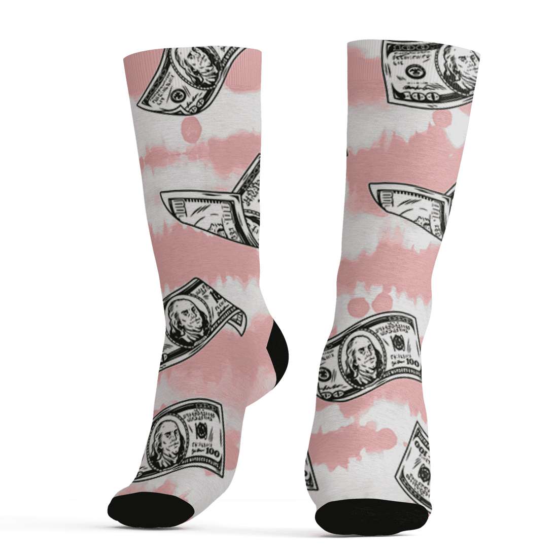 Low Legend Pink 11s Socks Match Paid In Full 3D All-Over Print - NastyJamz
