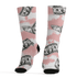 Low Legend Pink 11s Socks Match Paid In Full 3D All-Over Print - NastyJamz