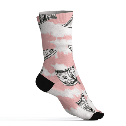 Low Legend Pink 11s Socks Match Paid In Full 3D All-Over Print - NastyJamz