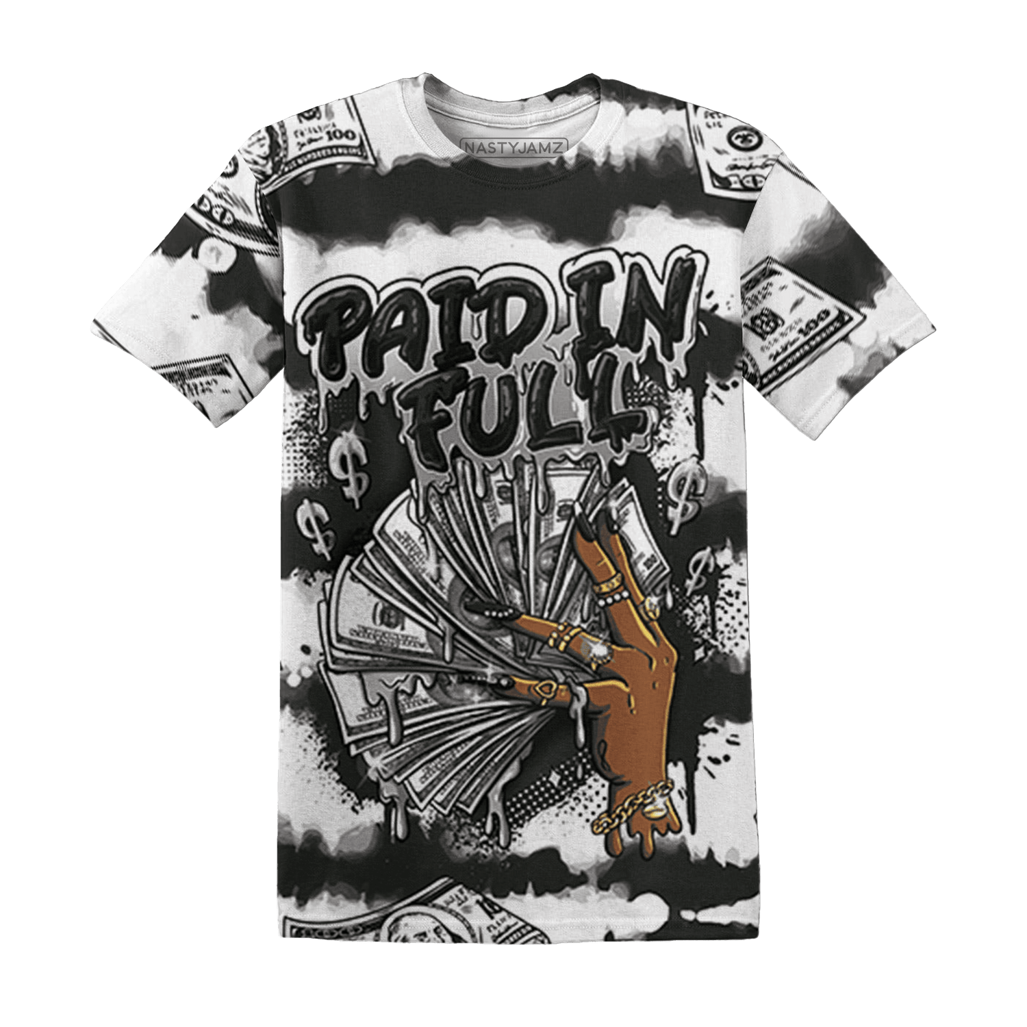 Low Space Jamz 11s T Shirt Match Paid In Full 3D All-Over Print - NastyJamz