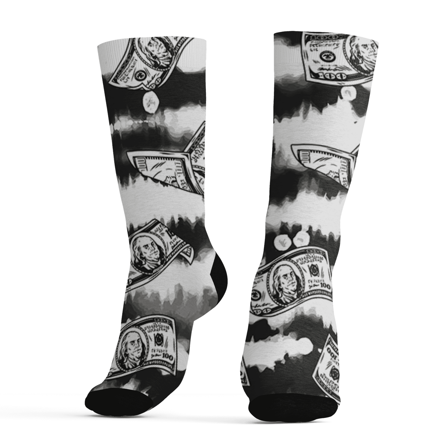 Low Space Jamz 11s Socks Match Paid In Full 3D All-Over Print - NastyJamz
