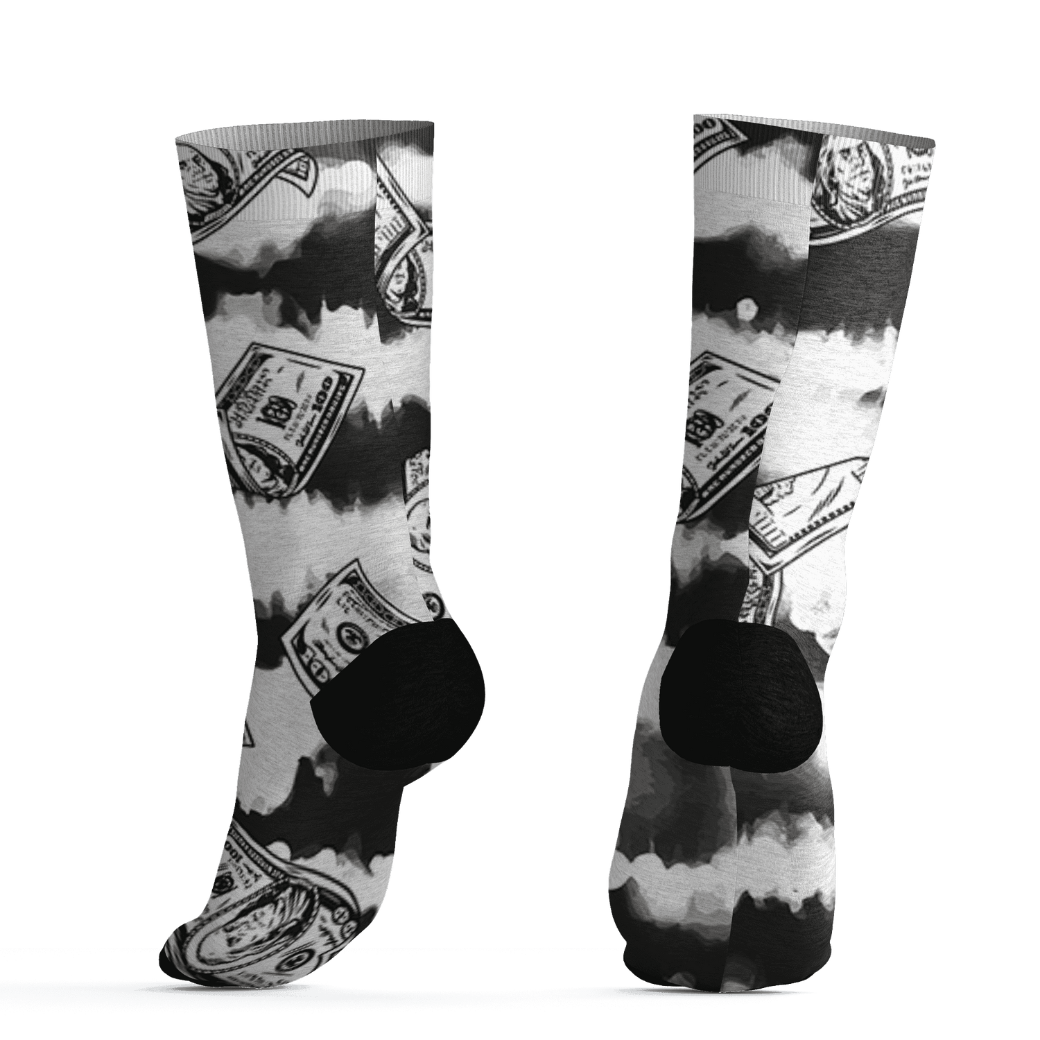 Low Space Jamz 11s Socks Match Paid In Full 3D All-Over Print - NastyJamz
