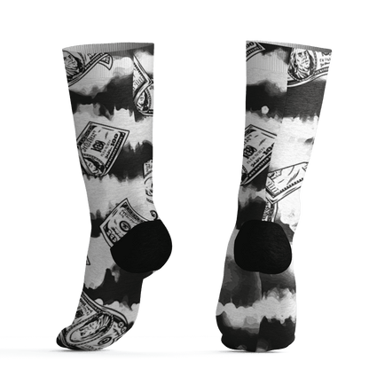 Low Space Jamz 11s Socks Match Paid In Full 3D All-Over Print - NastyJamz