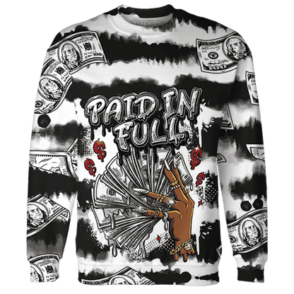 Retro Red Taxi 12s Sweatshirt Match Paid In Full 3D All-Over Print - NastyJamz