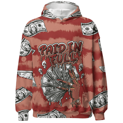 Dune Red 13s Hoodie Match Paid In Full 3D All-Over Print - NastyJamz