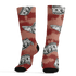 Dune Red 13s Socks Match Paid In Full 3D All-Over Print - NastyJamz